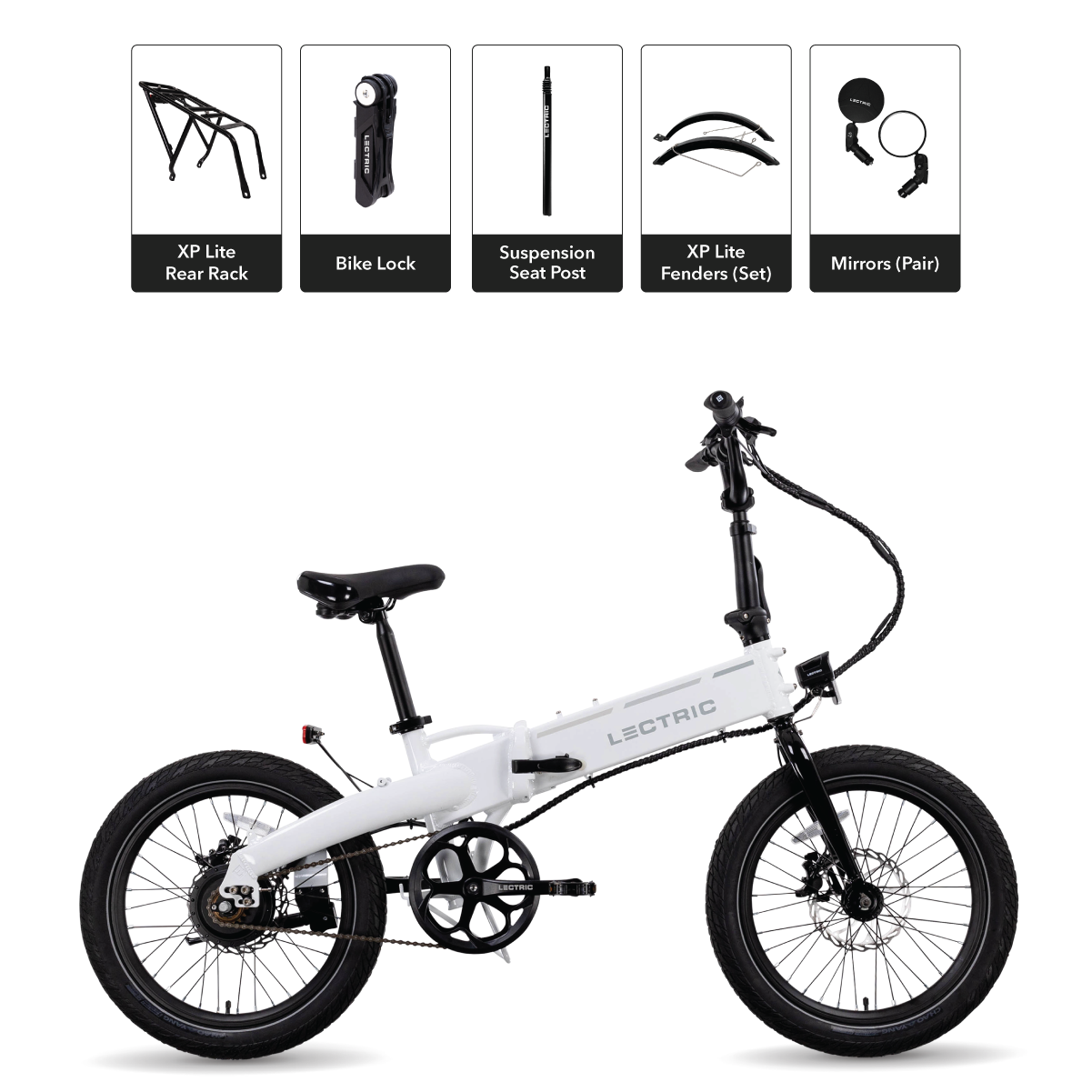 XP Lite2 Arctic White Long-Range eBike