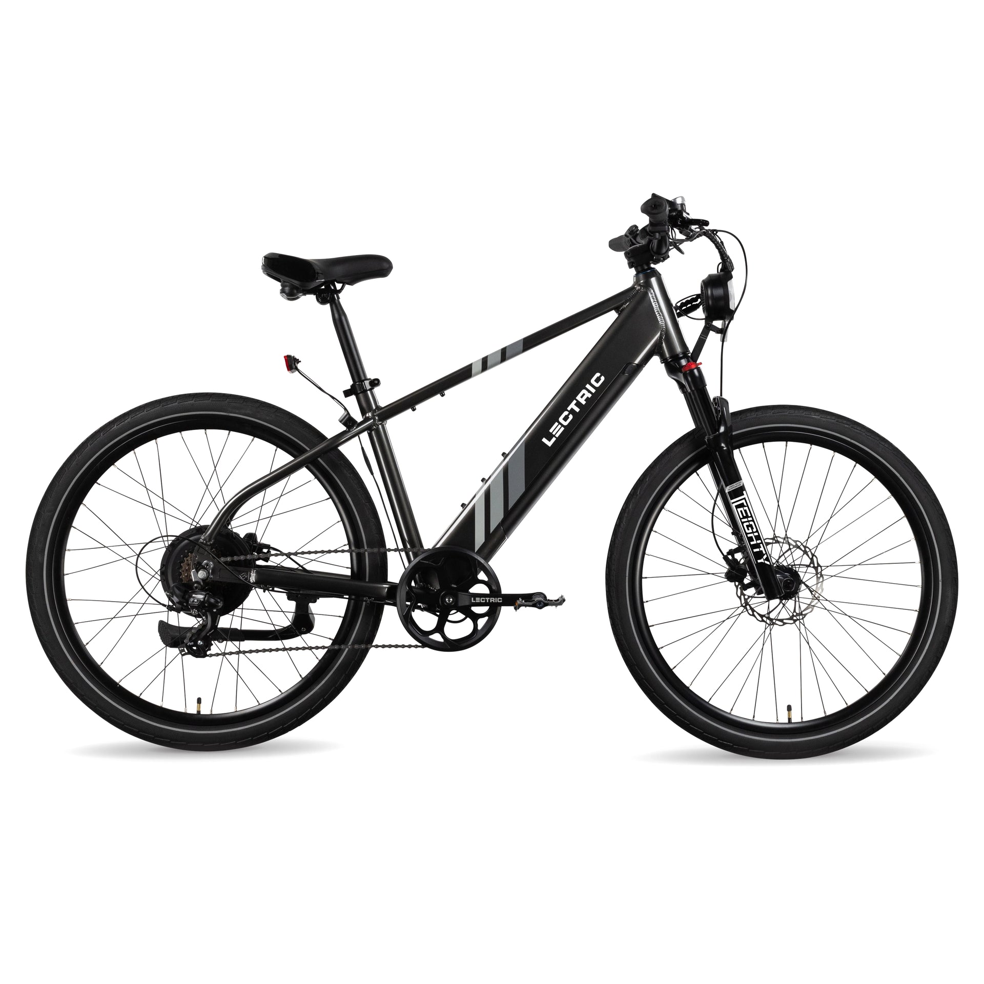 XPress 750 High-Step + FREE Rear Rack, Fenders, Elite Headlight Suspension Seat Post, Bike Lock, Mirrors ($439 Value)