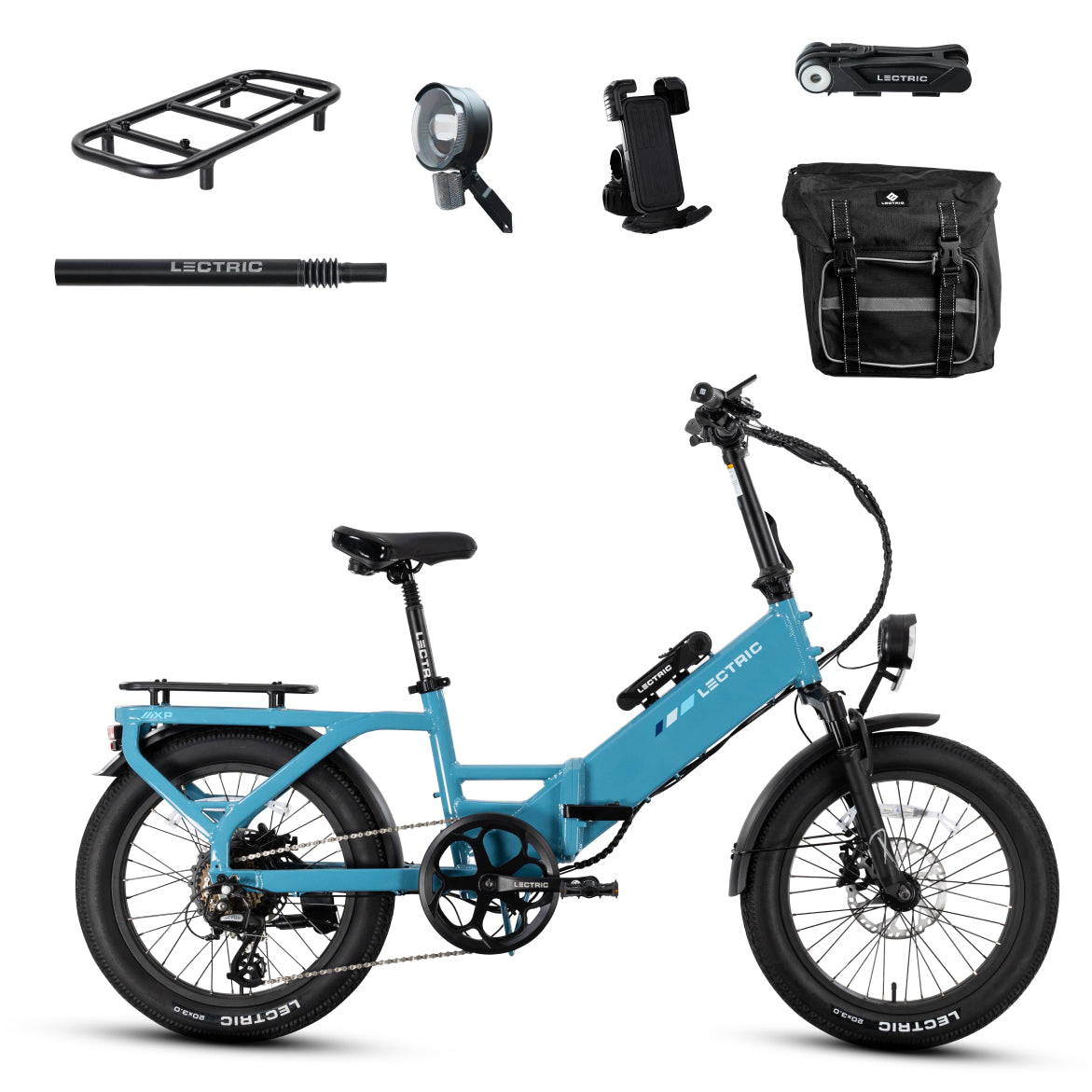 XP4 750 Step-Thru Raindrop Blue - Holiday Bundle