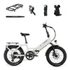 XP4 750 Step-Thru Stratus White + FREE LevelUp Rack, Suspension Seat Post, Elite Headlight, Bike Lock, Phone Mount ($365 Value)