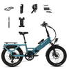 XP4 750 Step-Thru Raindrop Blue + FREE LevelUp Rack, Suspension Seat Post, Elite Headlight, Bike Lock, Phone Mount, Fast Charger ($514 Value)