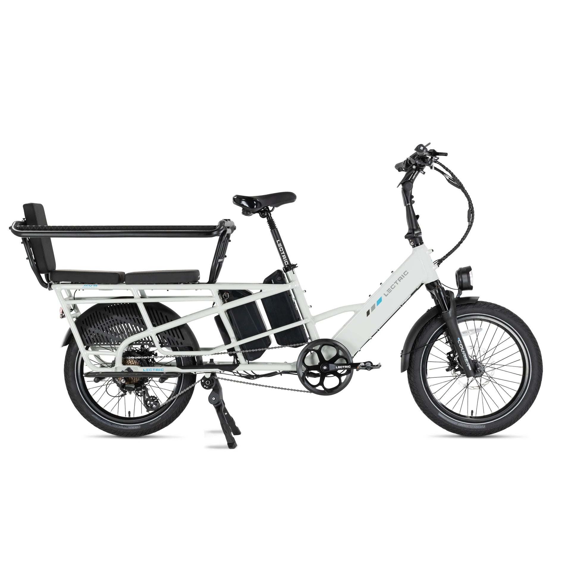 XPedition2 Stratus White Long-Range Dual-Battery eBike