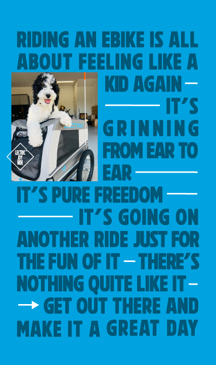 Riding an ebike is all about feeling like a kid again. It's grinning from ear to ear. It's pure freedom. It's going on another ride just for the fun of it. There's nothing quite like it. Get out there and make it a great day.