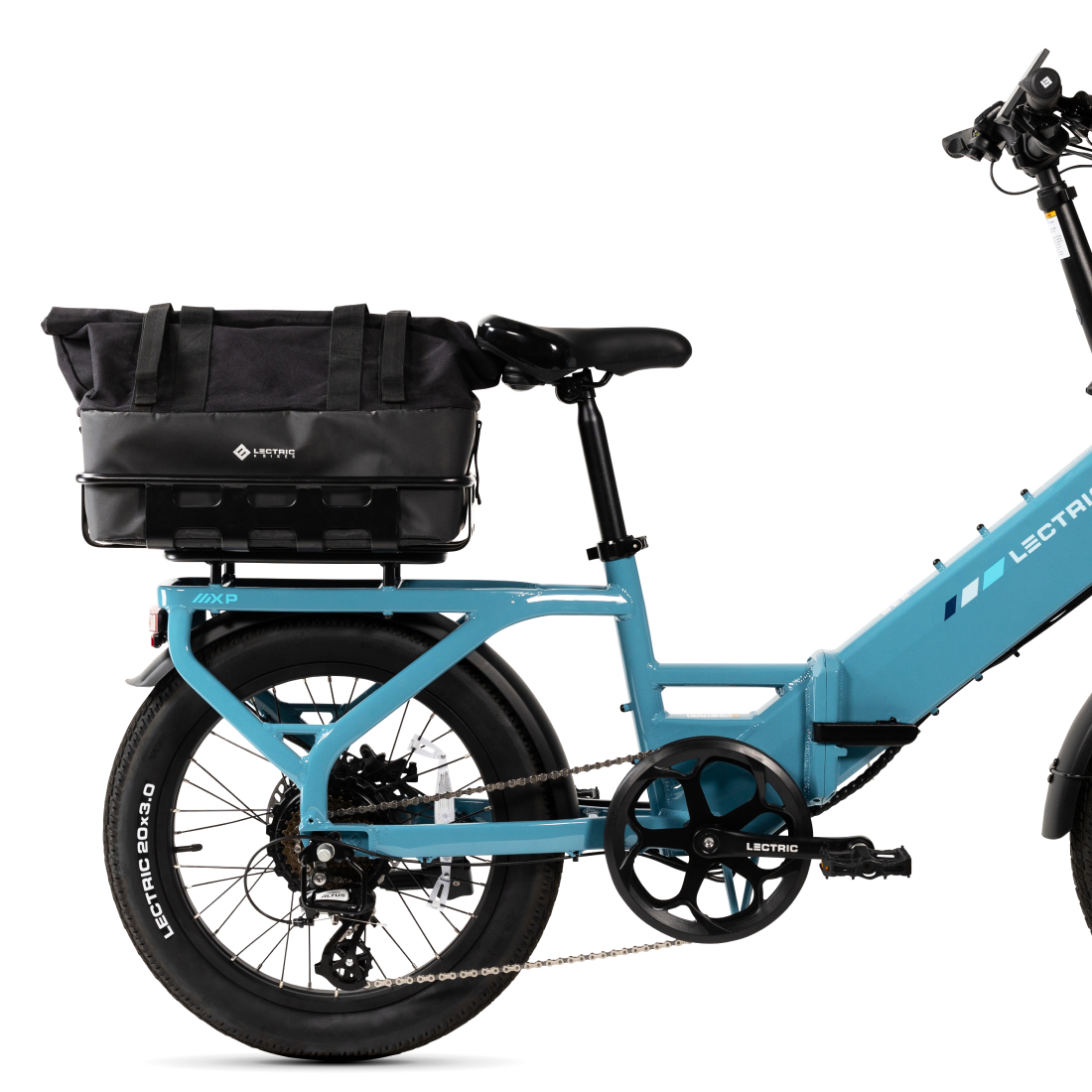 Large Roll Top Basket Bag