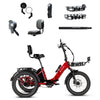 XP Trike2 750 Phoenix Red + FREE Cargo Package, Support Seat, Elite Headlight, Suspension Seat Post, Bike Lock, Mirrors ($558 Value)