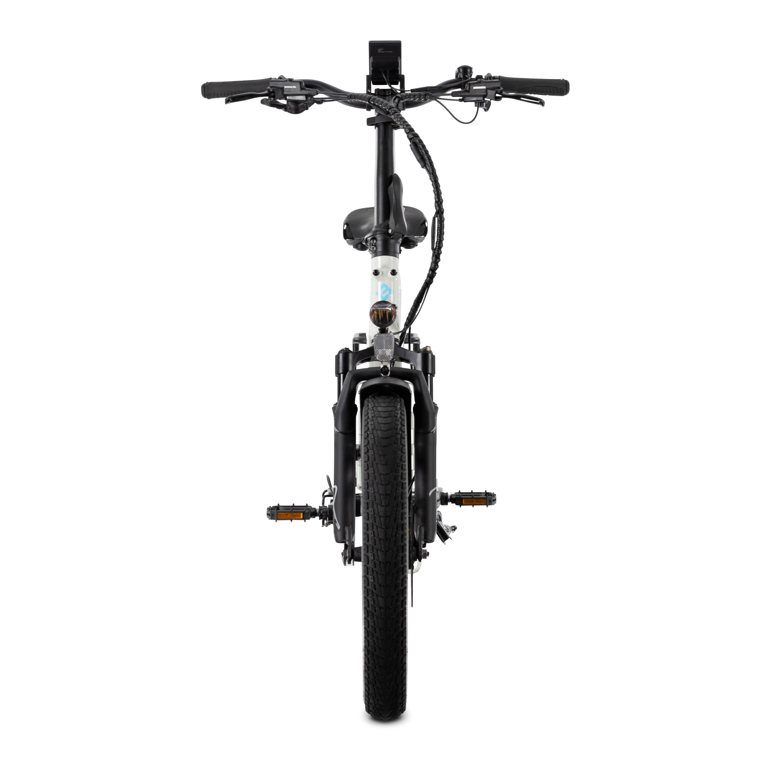 XP4 750 Step-Thru Stratus White + FREE LevelUp Rack, Suspension Seat Post, Elite Headlight, Bike Lock, Phone Mount ($365 Value)