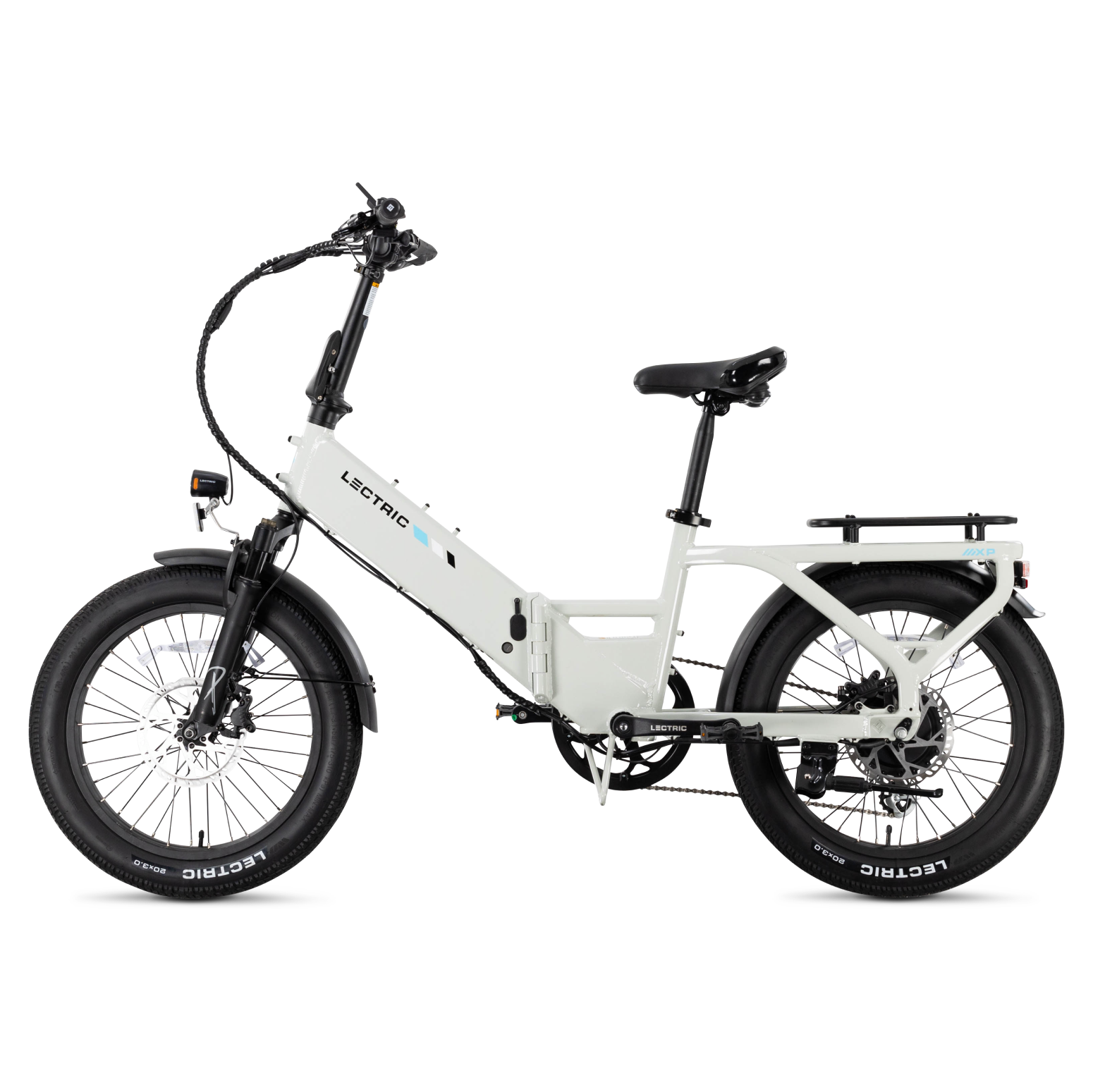 XP4 750 Step-Thru Stratus White + FREE LevelUp Rack, Suspension Seat Post, Elite Headlight, Bike Lock, Phone Mount ($365 Value)