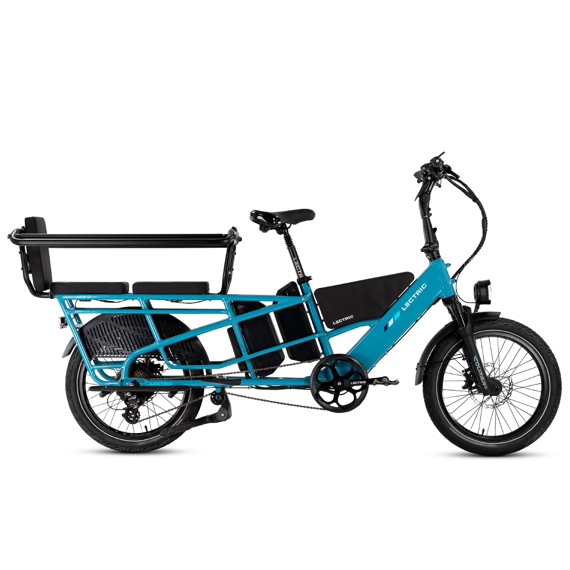 XPedition2 Raindrop Blue Dual-Battery + FREE Running Boards, Cushions, Elite Headlight, Suspension Seat Post, Orbitor, XL Cargo Panniers ($744 Value)