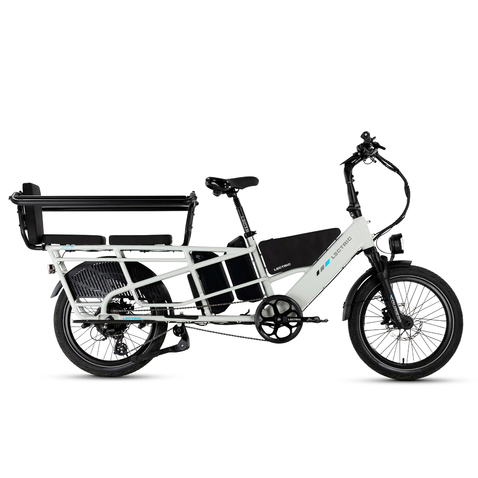 XPedition2 Stratus White Long-Range Dual-Battery eBike